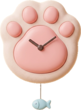 Paw clock
