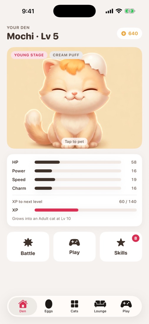 Your cat's den
